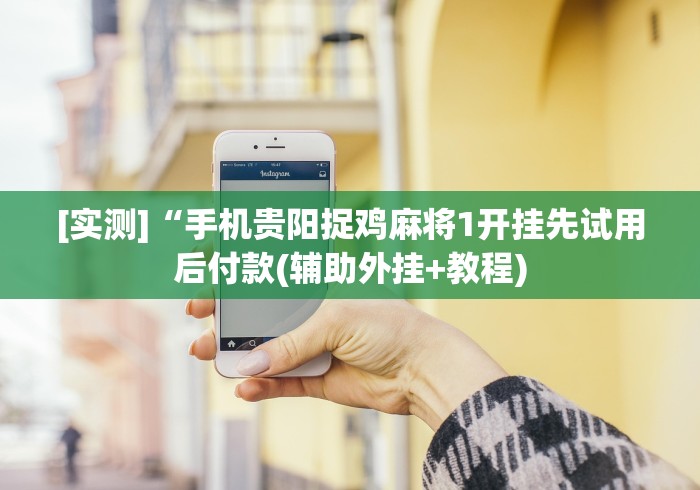 [实测]“手机贵阳捉鸡麻将1开挂先试用后付款(辅助外挂+教程)