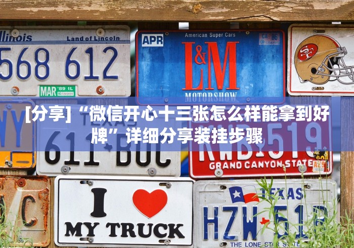 [分享]“微信开心十三张怎么样能拿到好牌”详细分享装挂步骤