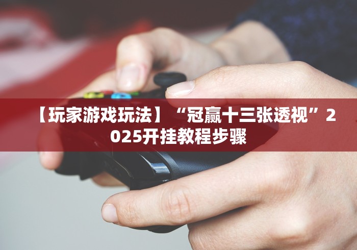 【玩家游戏玩法】“冠赢十三张透视”2025开挂教程步骤 【玩家游戏玩法】“冠赢十三张透视”2025开挂教程步骤