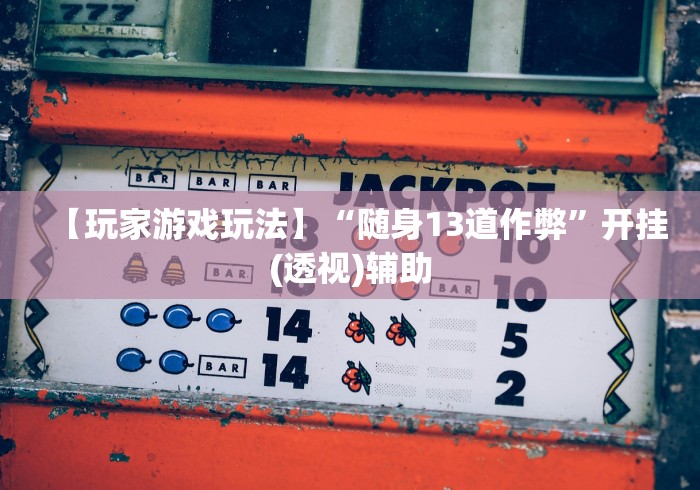 【玩家游戏玩法】“随身13道作弊”开挂(透视)辅助 【玩家游戏玩法】“随身13道作弊”开挂(透视)辅助