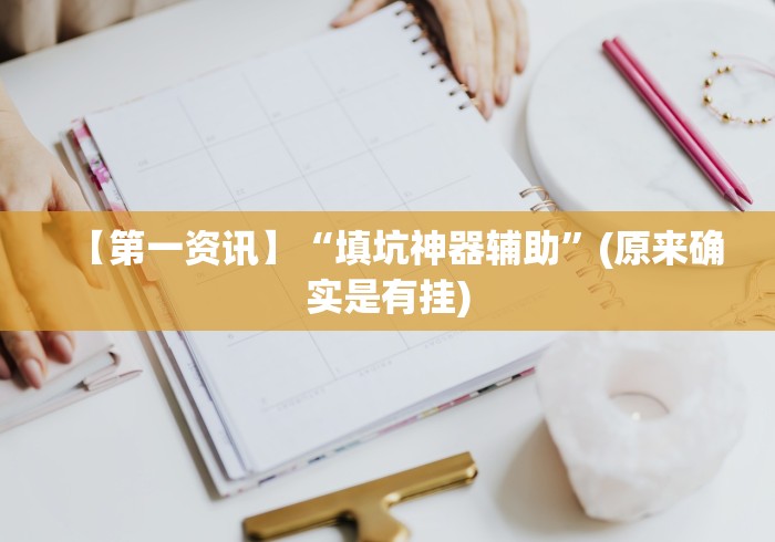 【第一资讯】“填坑神器辅助”(原来确实是有挂)