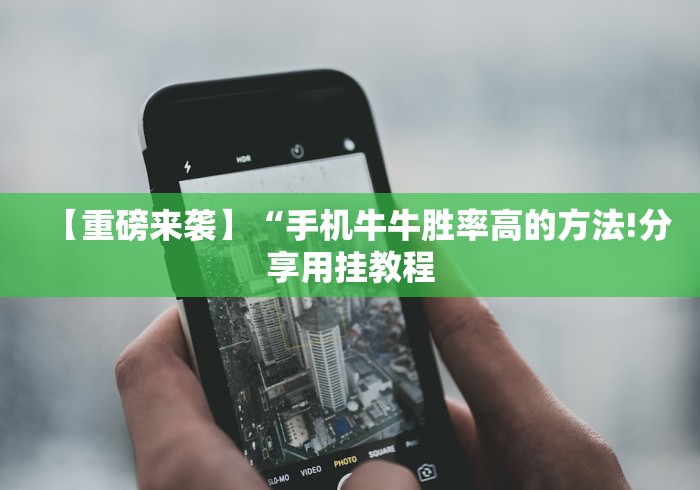【重磅来袭】“手机牛牛胜率高的方法!分享用挂教程