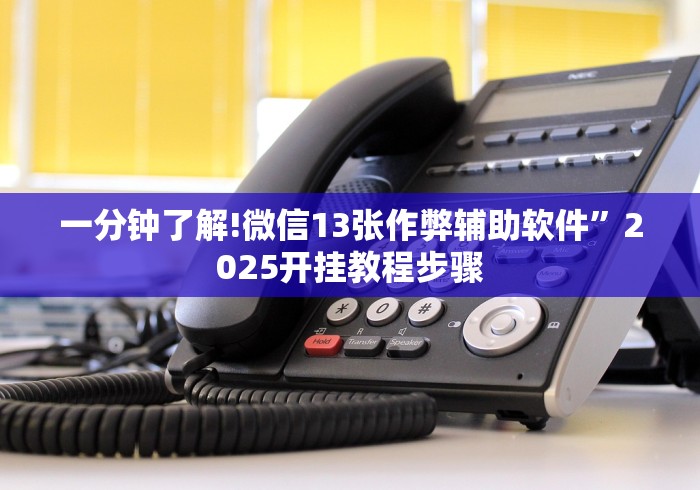 一分钟了解!微信13张作弊辅助软件”2025开挂教程步骤