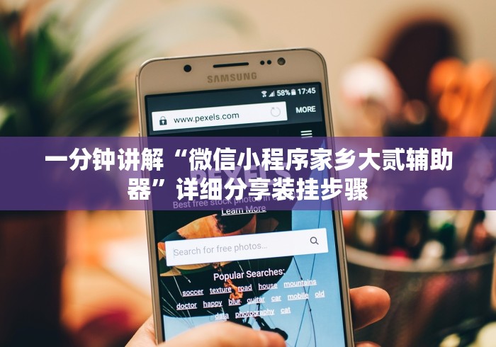 一分钟讲解“微信小程序家乡大贰辅助器”详细分享装挂步骤