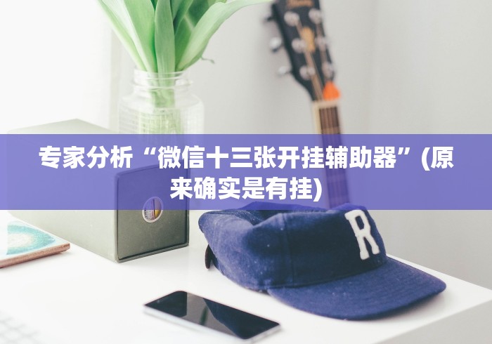 专家分析“微信十三张开挂辅助器”(原来确实是有挂)