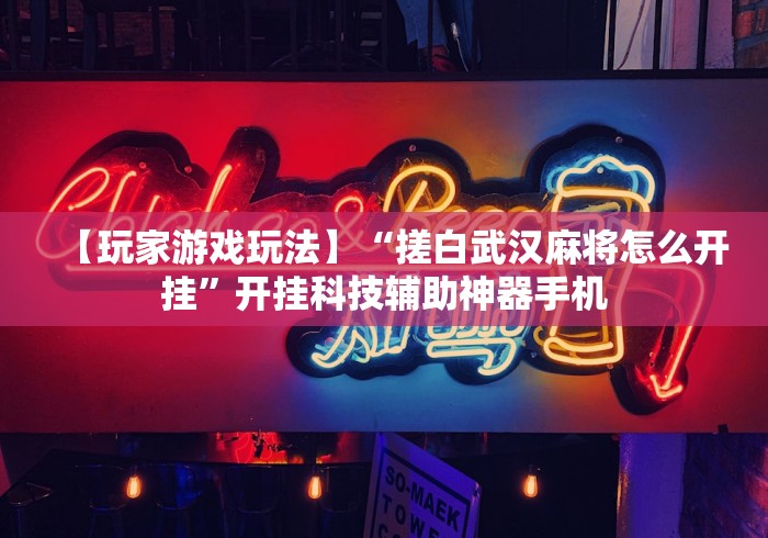 【玩家游戏玩法】“搓白武汉麻将怎么开挂”开挂科技辅助神器手机
