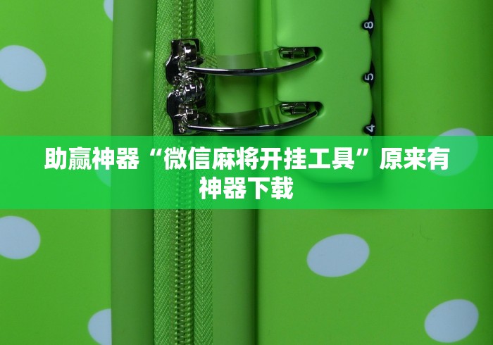 助赢神器“微信麻将开挂工具”原来有神器下载