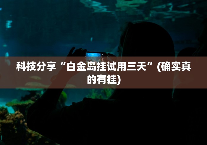 科技分享“白金岛挂试用三天”(确实真的有挂)
