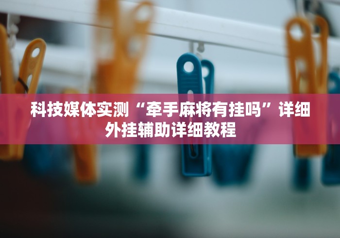 科技媒体实测“牵手麻将有挂吗”详细外挂辅助详细教程