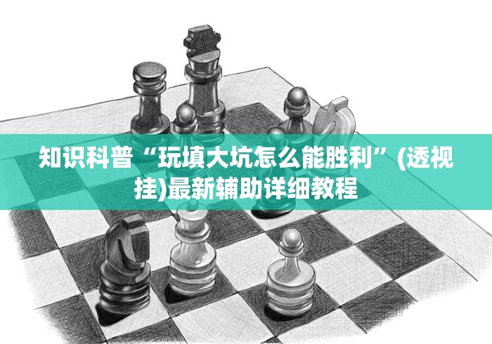 知识科普“玩填大坑怎么能胜利”(透视挂)最新辅助详细教程
