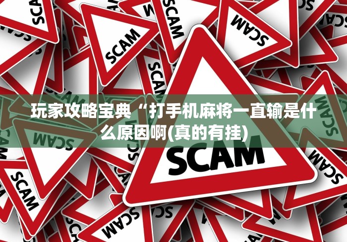 玩家攻略宝典“打手机麻将一直输是什么原因啊(真的有挂) 玩家攻略宝典“打手机麻将一直输是什么原因啊(真的有挂)