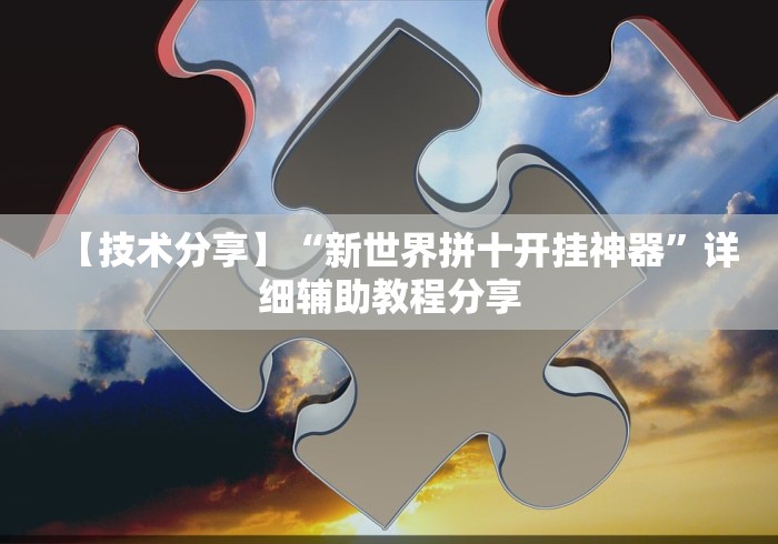【技术分享】“新世界拼十开挂神器”详细辅助教程分享