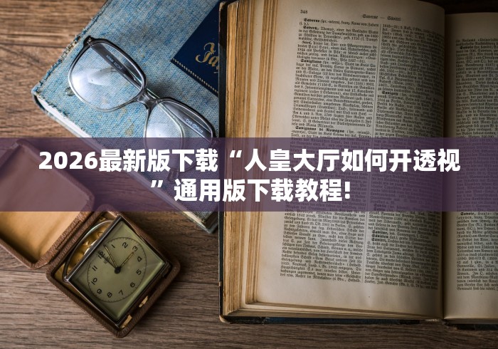 2026最新版下载“人皇大厅如何开透视”通用版下载教程!