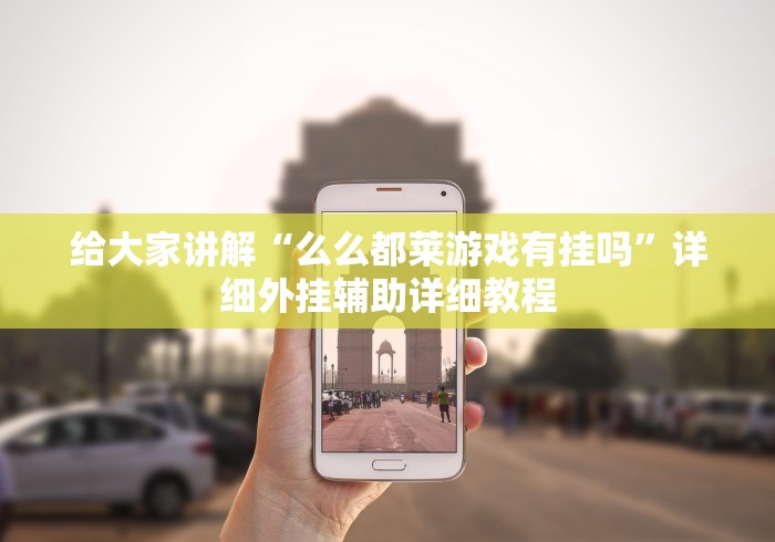 给大家讲解“么么都莱游戏有挂吗	”详细外挂辅助详细教程