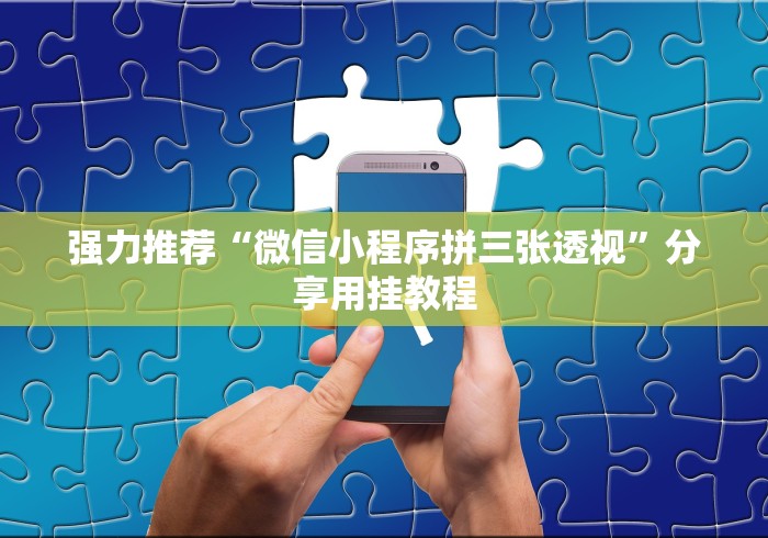 强力推荐“微信小程序拼三张透视”分享用挂教程
