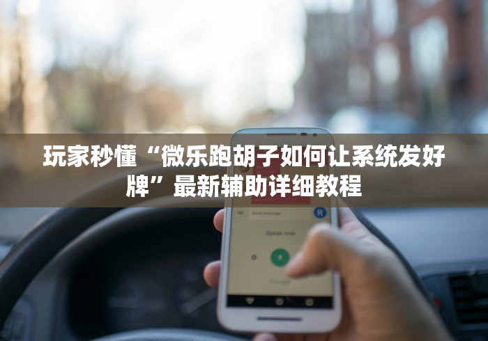 玩家秒懂“微乐跑胡子如何让系统发好牌”最新辅助详细教程