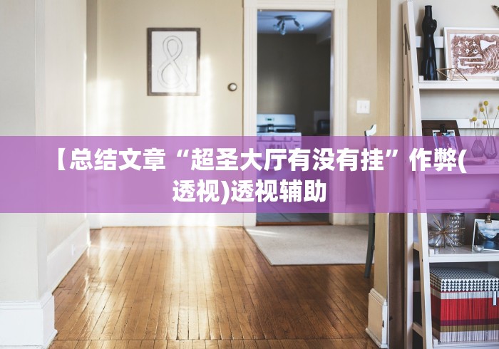 【总结文章“超圣大厅有没有挂”作弊(透视)透视辅助