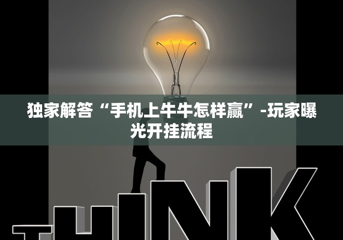 独家解答“手机上牛牛怎样赢”-玩家曝光开挂流程