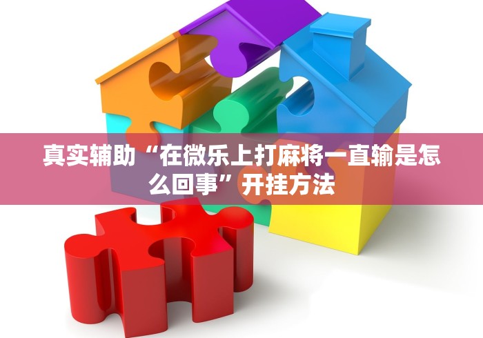 真实辅助“在微乐上打麻将一直输是怎么回事”开挂方法